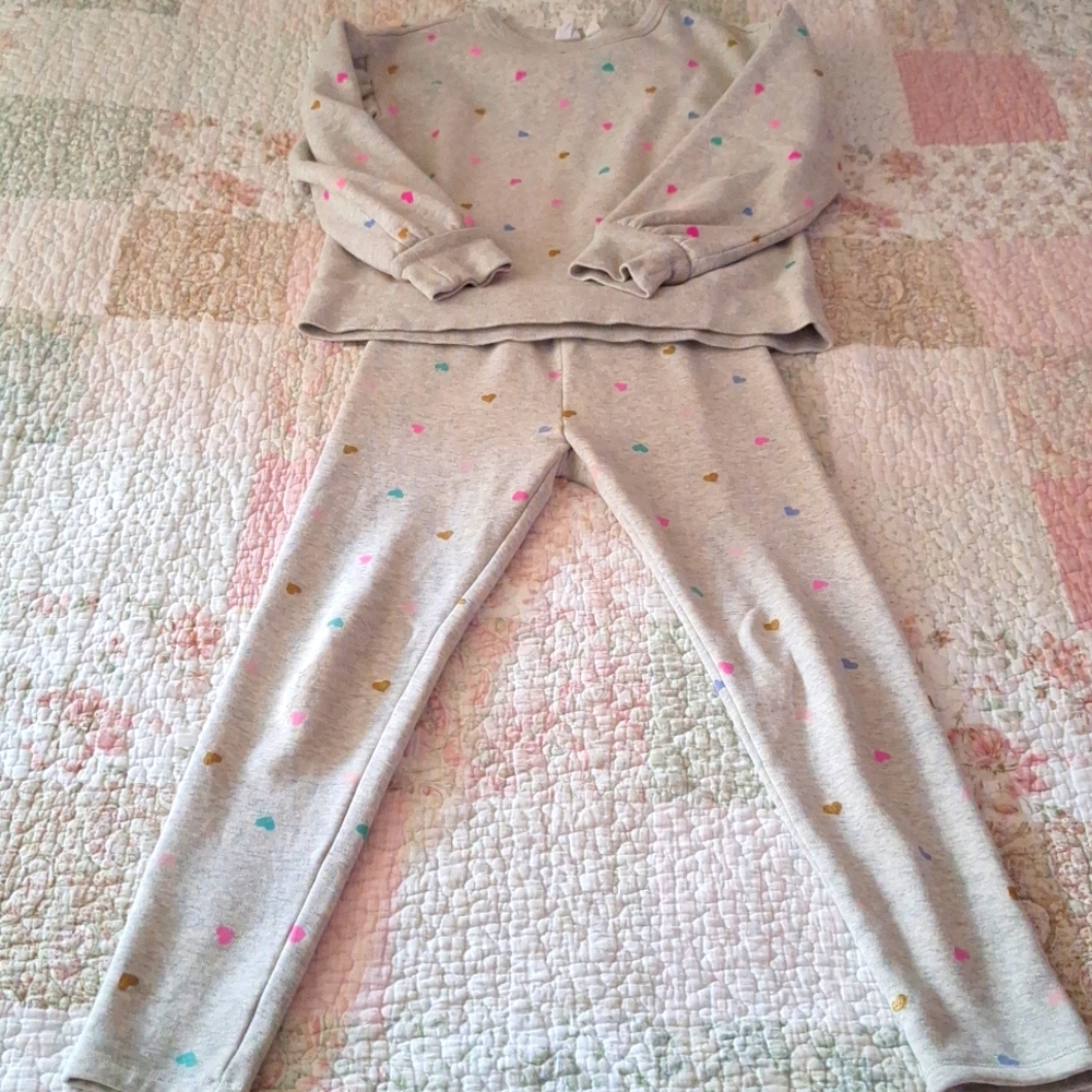 GAP KIDS SWEATSHIRT ( Size L 10/11) AND PANTS ( Size M 8/9)SET